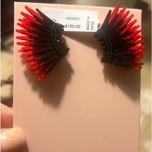 Mignonne Gavigan red/black earrings